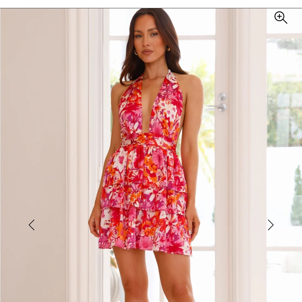 Hello Molly Tropical Tides Mini Dress
